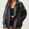 The Only Way Is Essex S37 Becks Bloomberg Leather Jacket Womens