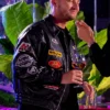 The Only Way Is Essex S37 Harry Derbidge Patched Leather Jacket