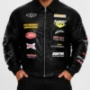 The Only Way Is Essex S37 Harry Derbidge Patched Leather Jacket Mens