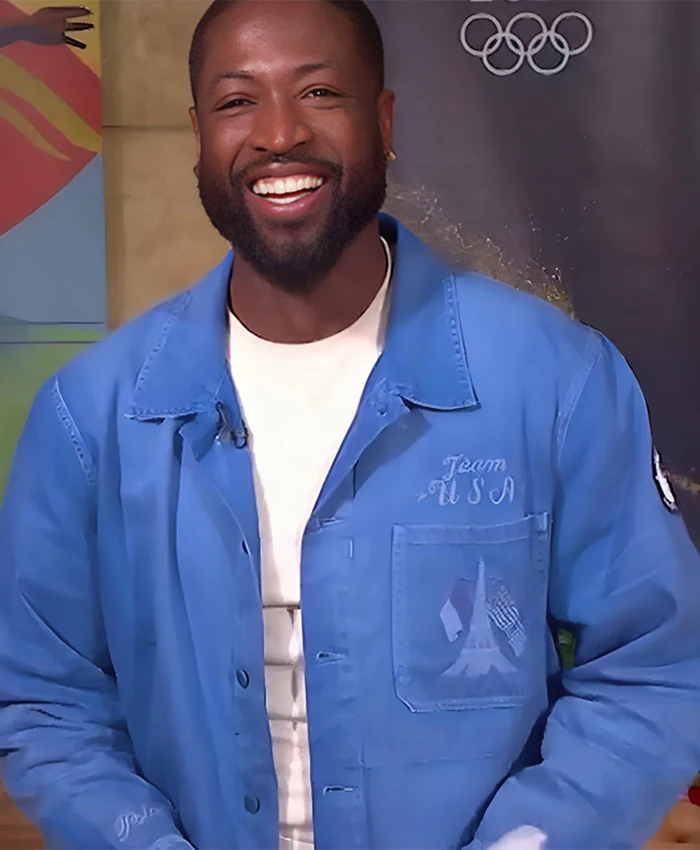 The Today Show Dwyane Wade Blue Team USA Jacket