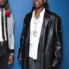 The Tonight Show Don Toliver Leather Trench Coat
