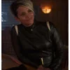 The Union 2024 Halle Berry Leather Black Jacket