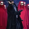 The Weeknd Croke Park Dublin Black Leather Coat On Sale
