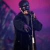 The Weeknd Croke Park Dublin Black Leather Coat Sale