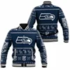 Tia Schumm NFL Seattle Seahawks Letterman Varsity Jacket For Men And Women Blue