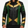 Loki Cosplay Multicolor Leather Jacket