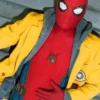 Tom Holland Spider Man Homecoming Yellow Wool Jacket