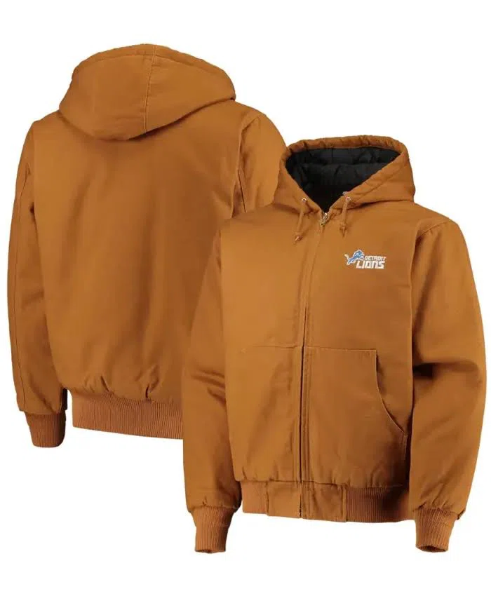 Tracey Detroit Lions Full-Zip Bomber Jacket