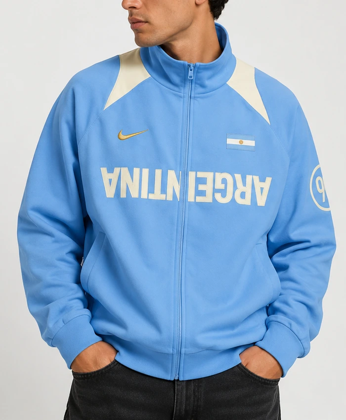 Travis Scott Cactus Jack x Nike Argentina Total 90 Anthem Fleece Jacket