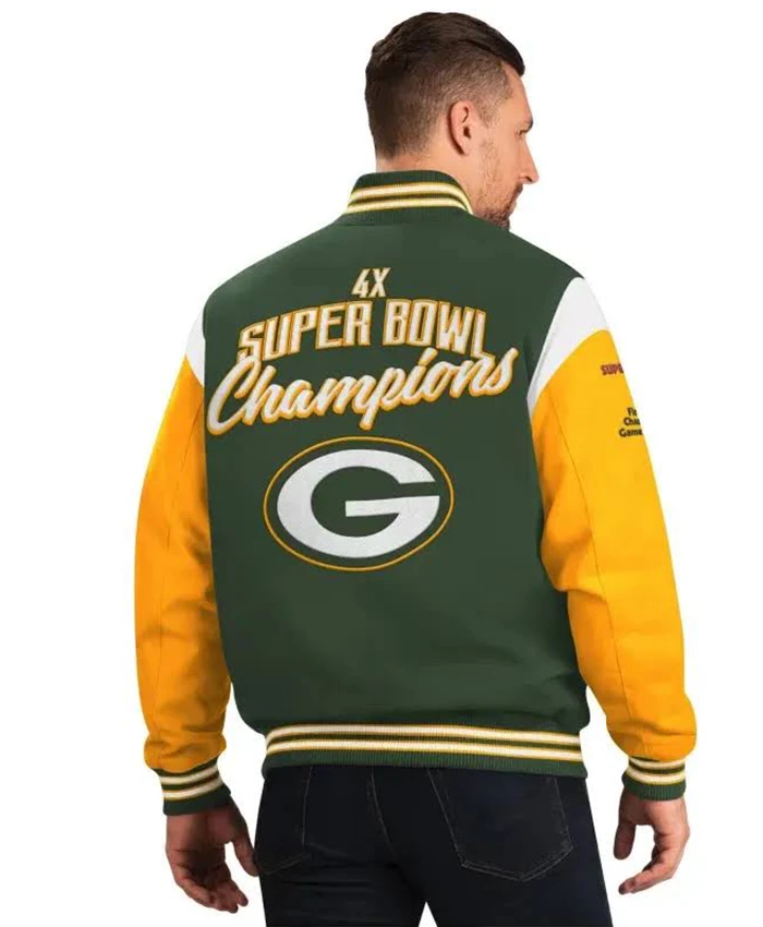 Tremain Green Bay Packers Varsity Jacket For Men And Women