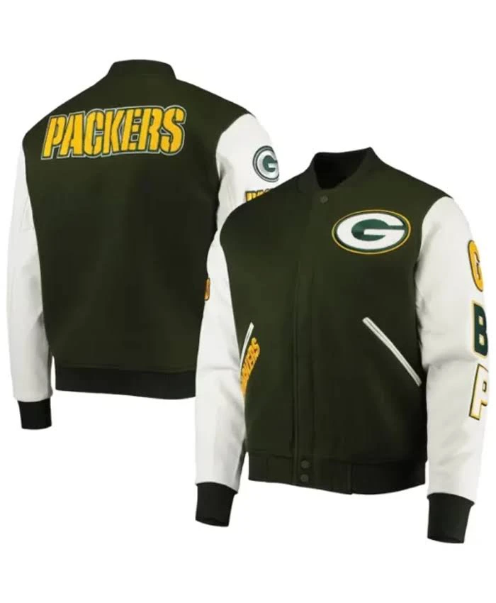 Tremain Green Bay Packers Varsity Jacket For Sale