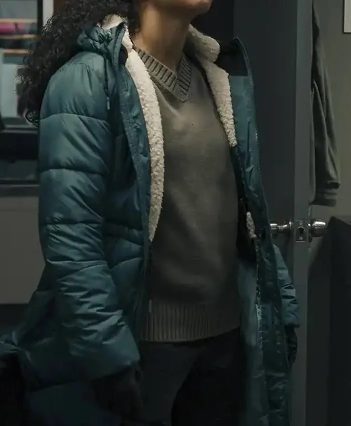 True Detective S04 Evangeline Navarro Puffer Coat