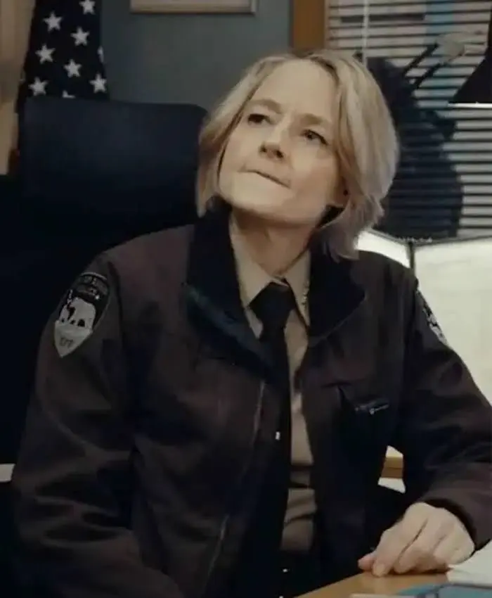 True Detective S04 Liz Danvers Cotton Black Jacket