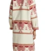 Tv Series Yellowstone S05 Ep05 Beth Dutton Pink Aztec Printed Coat Shacket For Sale