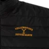 Tv Series Yellowstone Season 5 Dutton Ranch Black Puffer Jacket