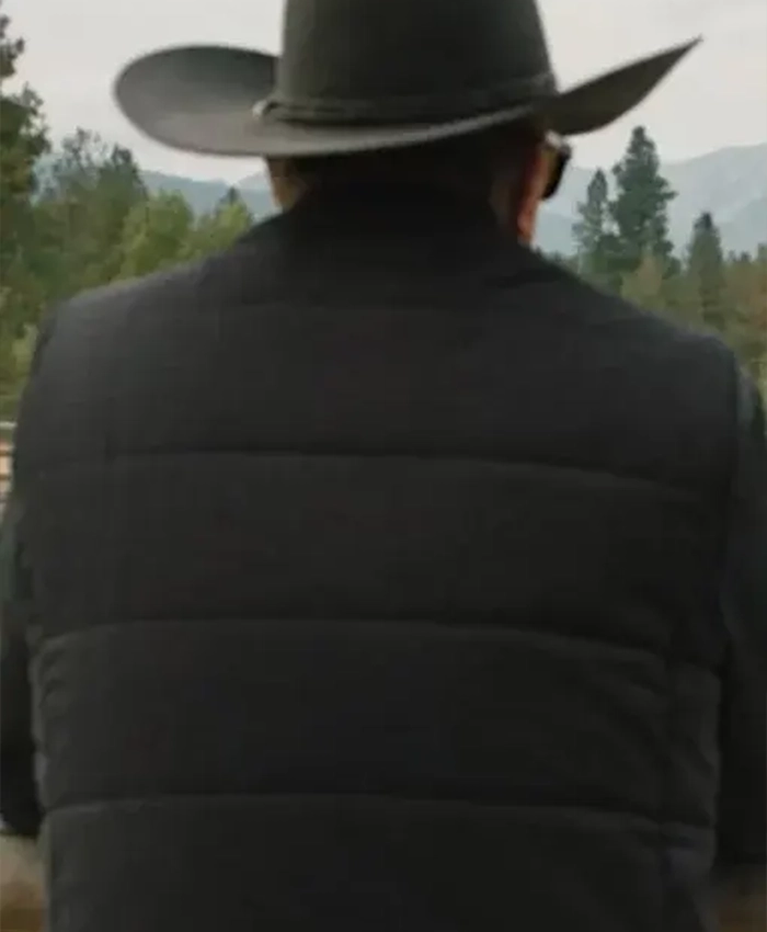 Tv Series Yellowstone Season 5 John Dutton Kevin Costner Puffer Vest