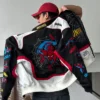 Undefeated x Spider Man FW26 Black And White Cotton Jacket