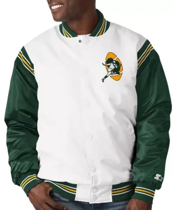 Urbanus NFL Green Bay Packers Starter Varsity Jacket For Unisex