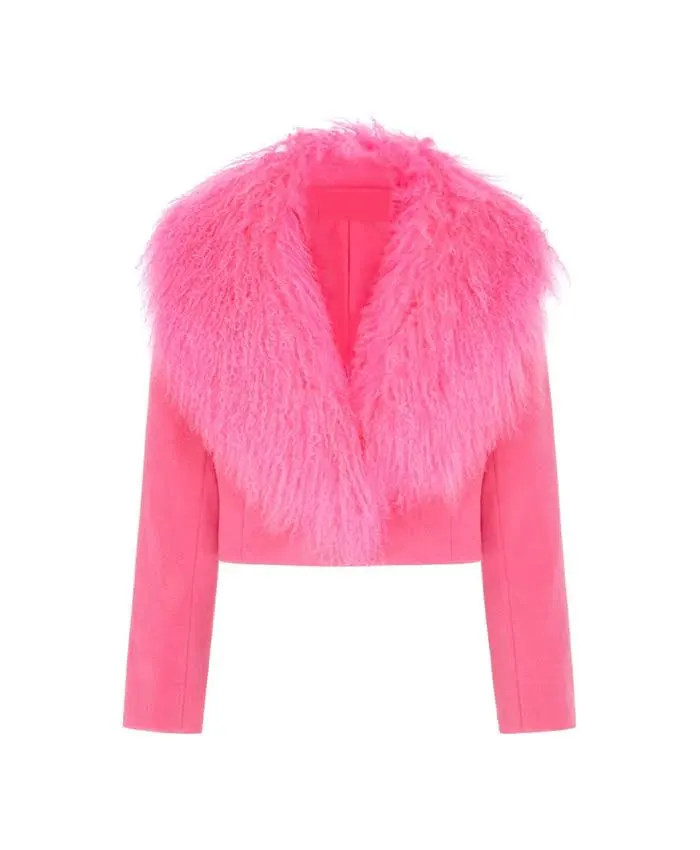 Valencia Hot Pink Cropped Jacket