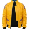 Valorant Killjoy Inspired Yellow Cosplay Puffer Bomber Jacket