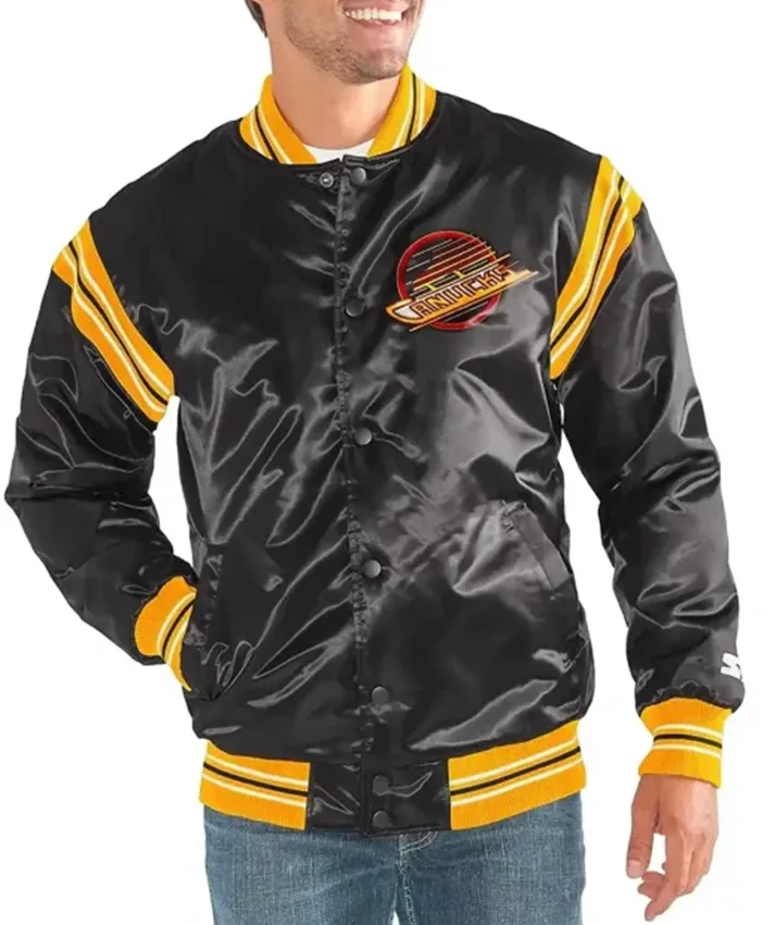 Vancouver Canucks The Enforcer Black Jacket