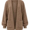 Vicki Gunvalson Real Housewives Of Orange County Textured Teddy Cardigan