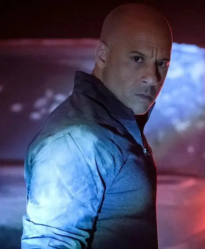 Vin Diesel Bloodshot Pullover Grey Jacket
