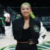 WNBA Seattle Storm Team 2026 Kayce Kirihara Black And White Jacket