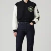 WNBA Seattle Storm Team 2026 Kayce Kirihara Black Cropped Jacket