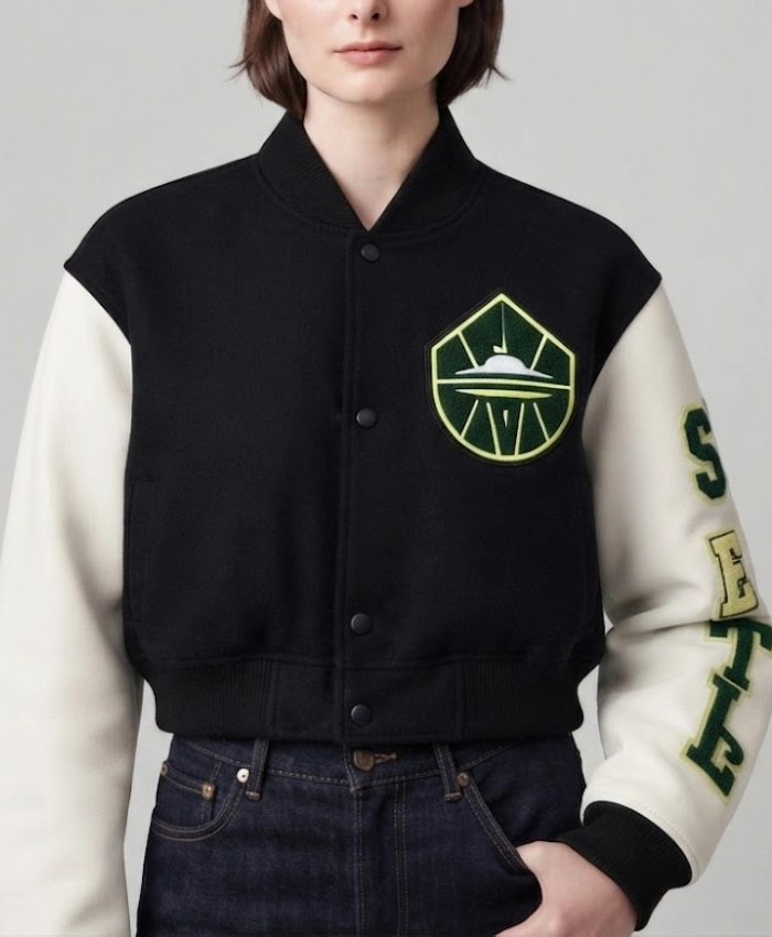 WNBA Seattle Storm Team 2026 Kayce Kirihara Cropped Jacket