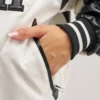 WNBA Sydney Taylor AKIRA Moto Leather Bomber Jacket