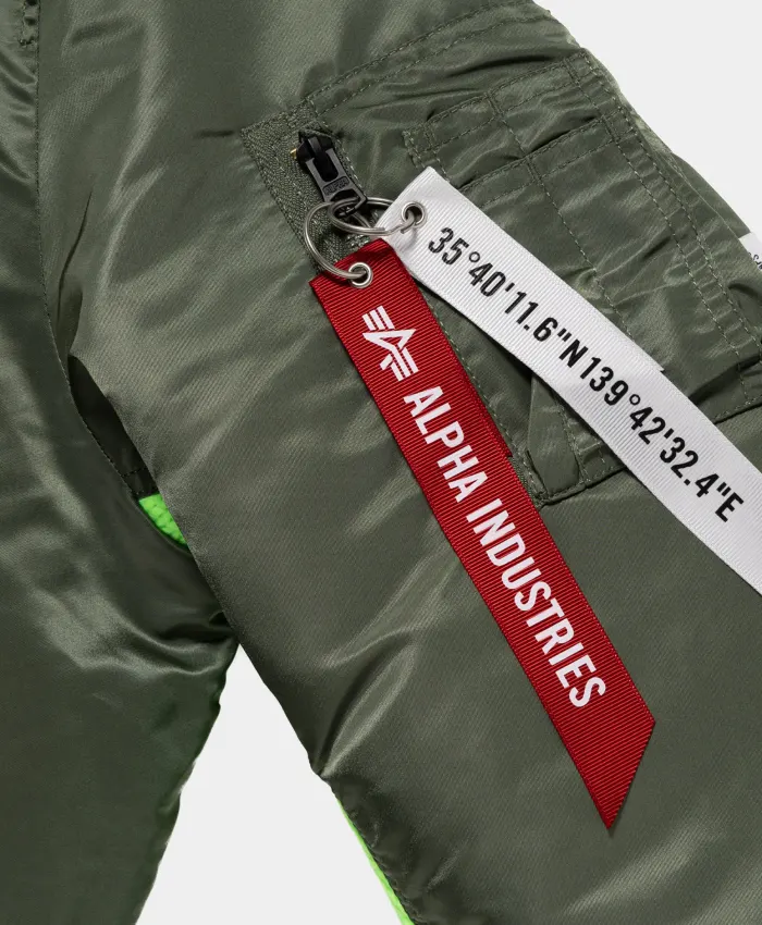 WTAPS X ALPHA MA1 Zip Up Bomber Jacket