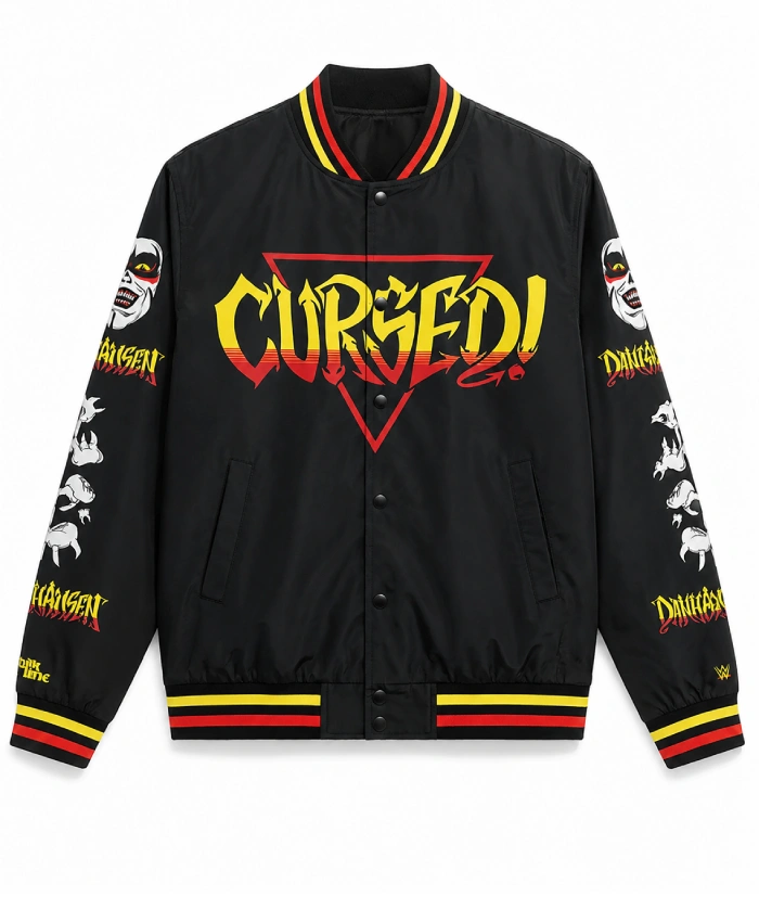 WWE 2026 Donovan Andrew Danhausen Black Fanimation Varsity Jacket