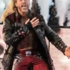 WWE Royal Rumble Adam Joseph Edge Black Leather Ring Coat Sale