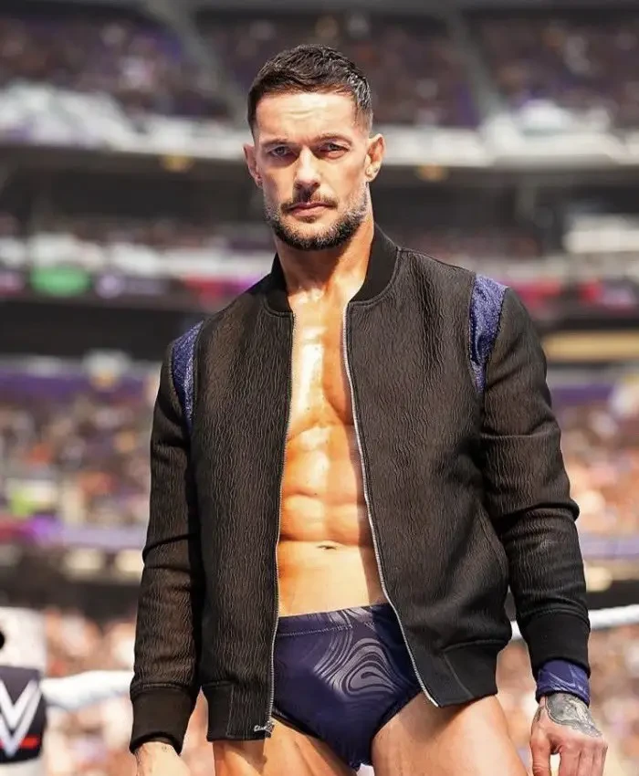 WWE SummerSlam 2026 2026 Finn Balor Black Bomber Jacket