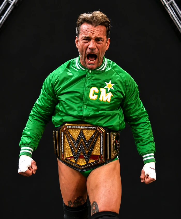 WWE SummerSlam 2026 CM Punk Green Minnesota North Stars Jacket