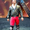 WWE SummerSlam 2026 Minnesota Nick Aldis Floral Embroidered Satin Bomber Jacket