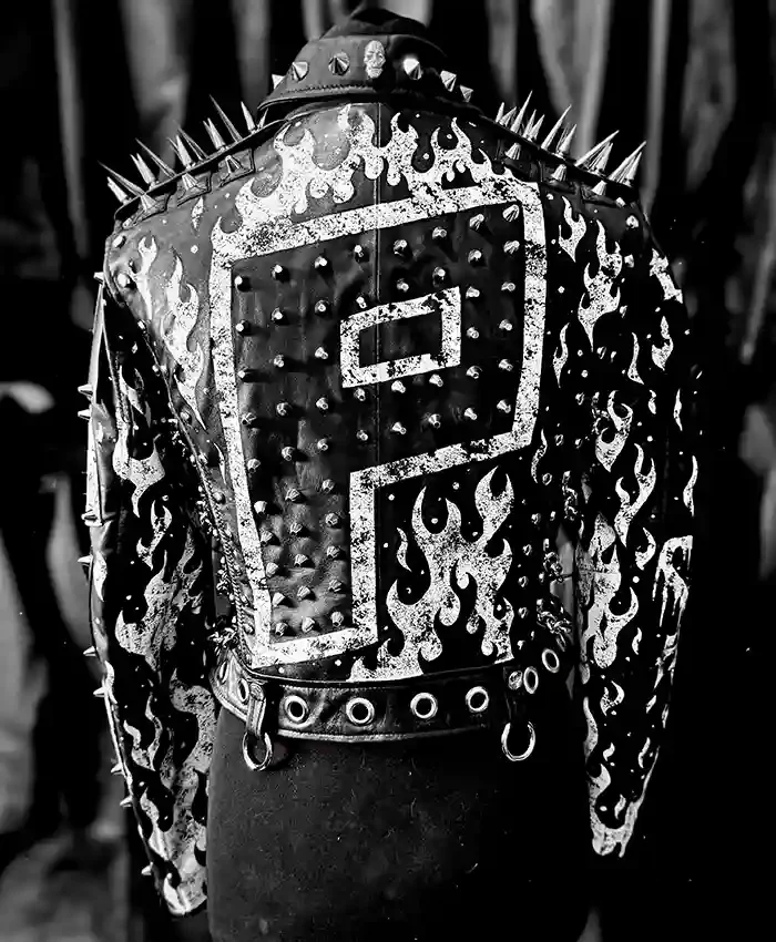 WWE SummerSlam 2026 Minnesota Paige Saraya Bevis Black Leather Studded Jacket