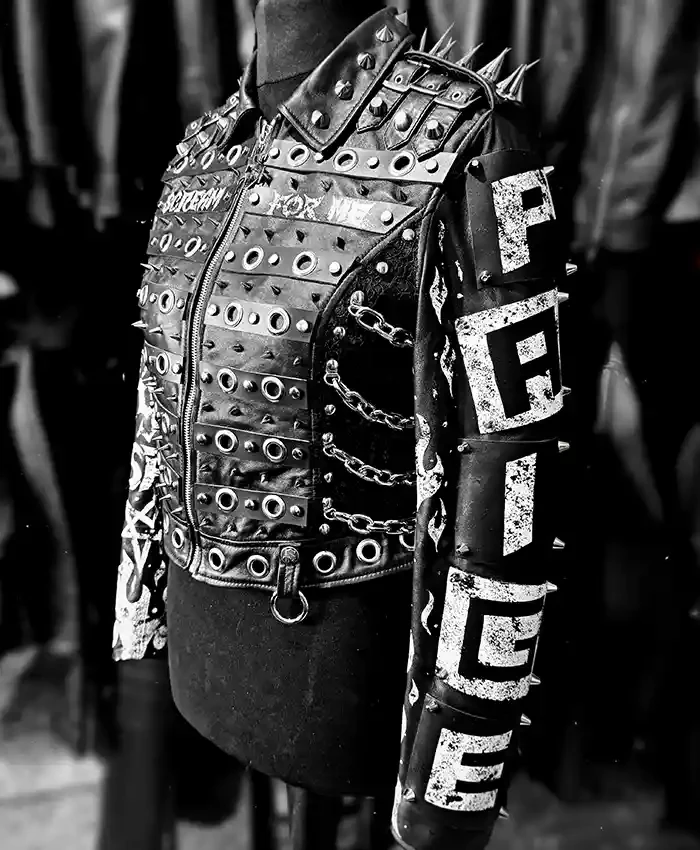 WWE SummerSlam 2026 Minnesota Paige Saraya Bevis Black Studded Jacket
