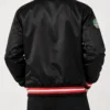 WWE SummerSlam Minnesota 2026 Mens Mitchell And Ness Black Full Snap Satin Jacket