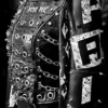 WWE SummerSlam Minnesota Paige Saraya Bevis Black Leather Studded Jacket