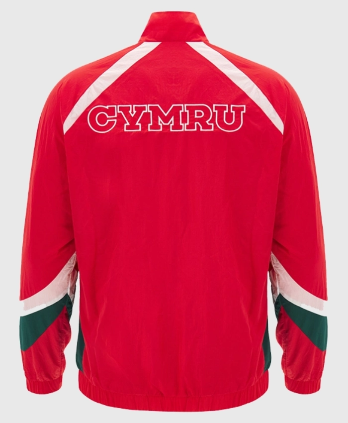 Welsh Rugby Union 2026 Red Zip Up Jacket