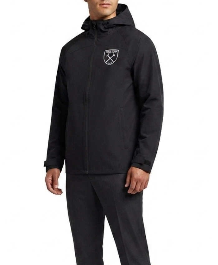 West Ham United Football Club Manager Nuno Espirito Santo Black Hooded Jacket Sale