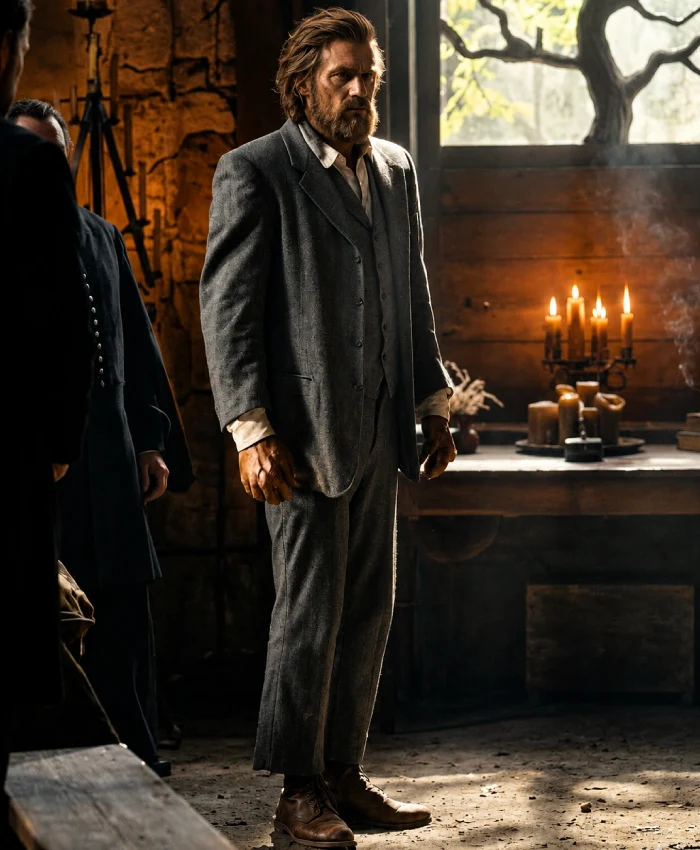 Wicker 2026 Alexander Skarsgård Textured Suit