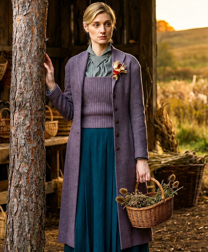 Wicker 2026 Elizabeth Debicki Lapel Coat