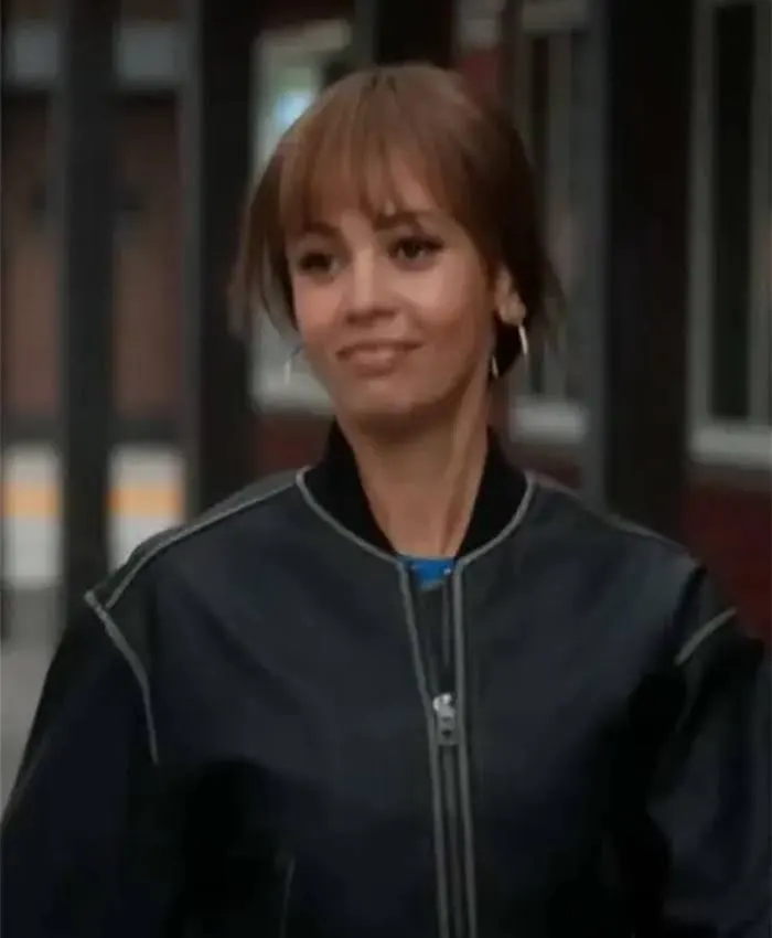 Wild Cards Vanessa Morgan Bomber Leather Jacket