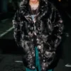 Winter Fall 2026 Supreme PU Fur Windstopper Black Overcoat For Men and Women