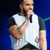 Shop Wireless Festival Drake Stay Cocky Padded Light Blue Vest