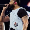 Wireless Festival Drake Stay Cocky Padded Light Blue Vest