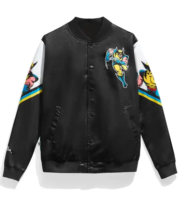 Wolverine Fanimation Black Satin Jacket
